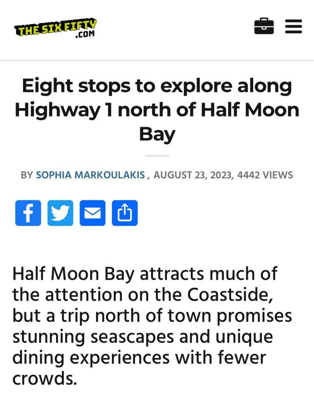 Half Moon Bay  Discover Restaurants, Hotels & Things to Do